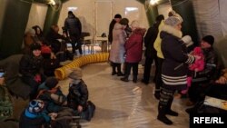 Евакуація дітей у Авдіївці, 1 лютого 2017 року 