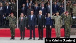 Լիտվայում տեղակայված գերմանական բրիգադի առաքելության մեկնարկի պաշտոնական արարողությունը, Վիլնյուս, 22-ը մայիսի, 2025թ.