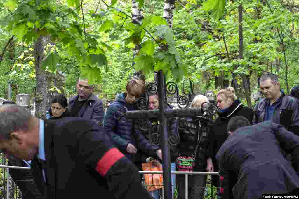 Belarus - film director Uladzimir Mikhajlouski funeral