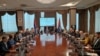 Prva sjednica nove, neustavno izabrane Vlade RS, na kojoj je Savo Minić preuzeo dužnost premijera, Banja Luka, 9. septembar