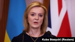 British Foreign Secretary Liz Truss (file photo)