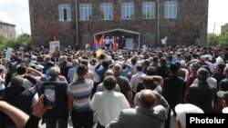 Armenia - Prime Minister Nikol Pashinian holds an election campaign rally in Gegharkunik province, June 12, 2021.