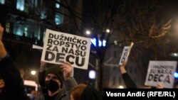 Detalj sa protesta (30.12.2020.)