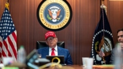Presidenti amerikan, Donald Trump, gjatë takimit në Shtëpinë e Bardhë më 21 qershor 2025.