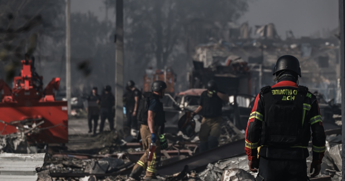 Zelenskyy Blasts 'Negligence' As Ukraine Mourns Dozens Killed In Russian Strike