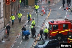 Mjesto incidenta na pobjedničkoj paradi Liverpoola, 26. maj 2025.