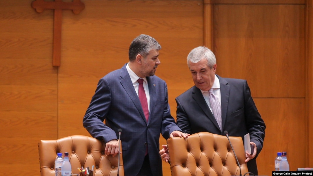 Marcel Ciolacu și Călin Popescu Tariceanu