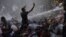 Armenia - Riot police disperse protesters in Yerevan, 23Jun2015.