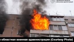 Последствия обстрела Запорожья, 17 декабря 2025 года