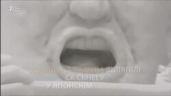 Дональда Трампа зьляпілі са сьнегу (відэа)