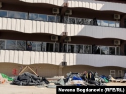 Radovi u hotelu "Jezero", april 2026.