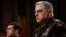 U.S. Chairman of the Joint Chiefs of Staff Gen. Mark A. Milley testifies beside U.S. Defense Secretary Mark Esper before a Senate Armed Services Committee hearing on "Department of Defense Budget Posture" on Capitol Hill in Washington, March 4, 2020