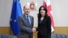ბოჭორიშვილი ჰერჩინსკის განცხადებას ეხმაურება. ფოტოზე: პაველ ჰერჩინსკისა და მაკა ბოჭორიშვილის ჯერჯერობით ერთადერთი შეხვედრა. 2024 წლის 9 დეკემბერი.