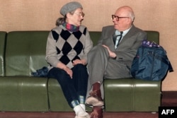 Андрей Сахаров и Елена Боннер, 1988 год