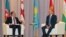 U.S. envoy Steve Witkoff (right) and his senior adviser Aryeh Lightstone speak during a meeting on the Trump Route for International Peace and Prosperity held on the sidelines of the 81st UN General Assembly, New York, September 23, 2026.