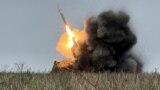 Украина әскерилері Покровск маңында ракета атып жатқан сәт. 9 желтоқсан 2025 жыл