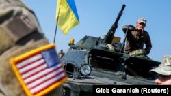 Бірнеше мемлекет әскері қатысқан Украинадағы әскери жаттығу. 2019 жыл.