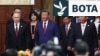 Presidenti rus, Vladimir Putin, ai kinez, Xi Jinping dhe udhëheqësi i Koresë së Veriut, Kim Jong Un. Pekin, 3 shtator 2025. 