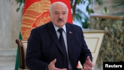 Belarusian President Alyaksandr Lukashenka (file photo)