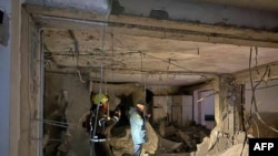 Կրասնոգորսկ քաղաքում անօդաչուի հարվածի հետևանքով վնասված բնակարանը, հոկտեմբերի 24 