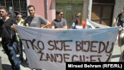 Protesti u BiH 7. juna 2013.