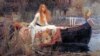 Джон Уільям Уотэрхаўз, «Ледзі з Шалот» (1888).