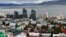 Orașul Reykjavik, văzut de la biserica Hallgrimskirkja la începutul acestei luni, înaintea referendumului privind reluarea negocierilor de aderare ale Islandei la Uniunea Europeană. 