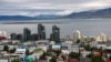An overview of Reykjavik from Hallgrimskirkja church earlier this month, ahead of a referendum on whether Iceland should resume accession negotiations with the European Union. 