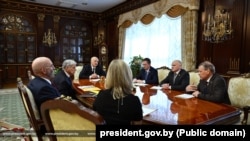 Перамовы спэцпрадстаўніка прэзыдэнта ЗША Джона Коўла з Аляксандрам Лукашэнкам у Менску 15 верасьня 2026 году