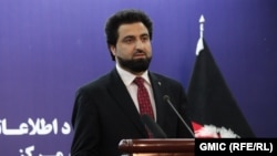 Afghan Interior Ministry spokesman Nusrat Rahimi says five Taliban militants stormed a hotel in Badghis Province.