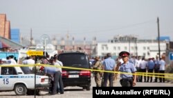 A suicide car bomber rammed the gates of the Chinese Embassy compound in Bishkek on August 30 before detonating an explosive device inside the car, killing himself and injuring three Kyrgyz employees of the embassy.