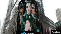 Илон Маск в день первичного публичного размещения акций (IPO) SpaceX на бирже Nasdaq, Нью-Йорк, США, 12 июня 2026 года