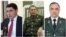Слева направо: директор СНБ Аргишти Кярамян, начальник Генштаба ВС Оник Гаспарян, начальник Полиции Ваге Казарян ոստիկանապետ Վահե Ղազարյան