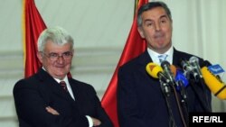 Ljubiša Krgović i Milo Đukanović, 7. jun 2010, foto: Savo Prelević