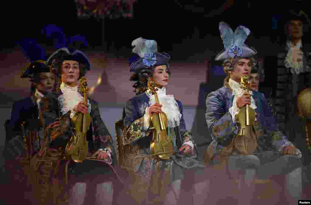 На цырымоніі паказалі фрагмэнты вялікай опэры «Травіята».