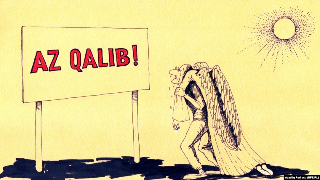 "Ümid". Şerif. Karikatura
