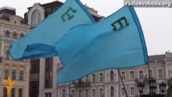 Кримські татари в Києві відсвяткували День Прапора