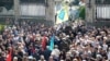 Ukraine - funeral of lawmaker Andriy Parubiy in Lviv on September 2 - screen grab