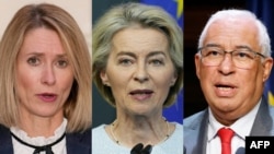 Pozițiile cele mai importante din UE vor fi, cel mai probabil, preluate de Kaja Kallas, Ursula von der Leyen și Antonio Costa (de la stânga la dreapta). Liderii UE se reunesc joi și vineri pentru a negocia numirile celor trei.