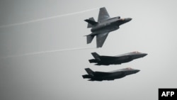 تصویری از جت‌های جنگنده اف-۳۵ لایتنینگ