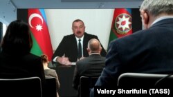 Пресс-конференция Алиева в видеоформате