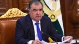 Tajikistan -- Tajik President Emomali Rahmon, 16Apr2020