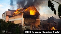 Наслідки російських ударів по Херсону, архівне фото