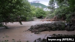Последствия наводнения в селе Куйбышево. Бахчисарайский район, июль 2021 года