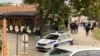 Policija na mestu pucnjave u beogradskom naselju Višnjička banja, 30. septembar 2025.