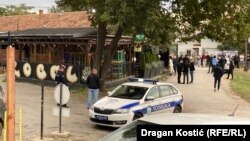Policija na mestu pucnjave u beogradskom naselju Višnjička banja, 30. septembar 2025.