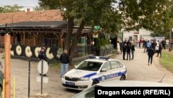 Lokal u beogradskom naselju Višnjička banja u kojem se dogodila pucnjava, 30. septembar 2025.