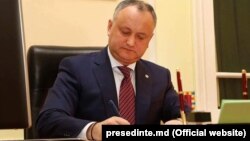 Președintele moldovean Igor Dodon