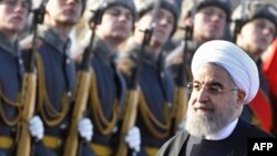 Hassan Rohani, întâmpinat cu garda de onoare la Moscova