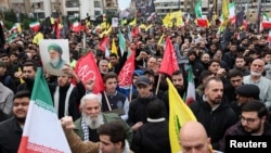 «Հեզբոլա»-ի աջակիցները Բեյրութում իրենց համերաշխությունն են հայտնում Իրանին, Լիբանան